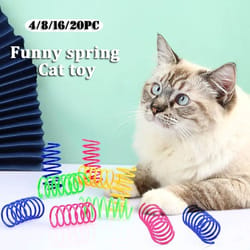 high-elasticity colorful spiral spring toys