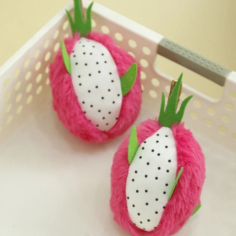 Dragon Fruit Plush Catnip Kicker Toy 6