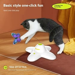 dynamic fluttering electric teaser toy