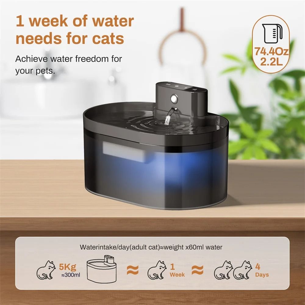 Runway Smart Wireless Induction Pet Fountain 2
