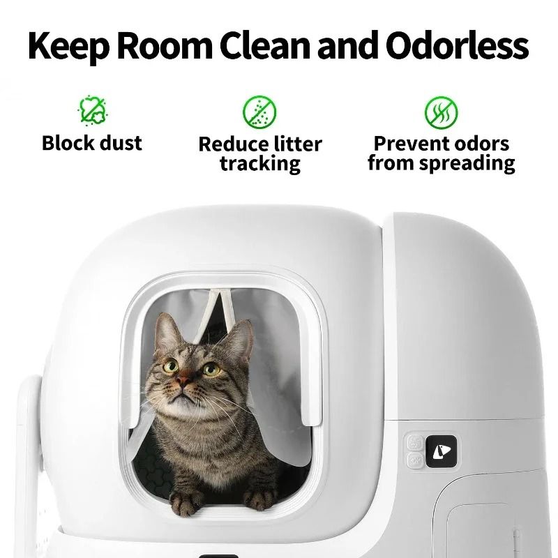 PETKIT Smart Litter Box Magnetic Dustproof Door 2