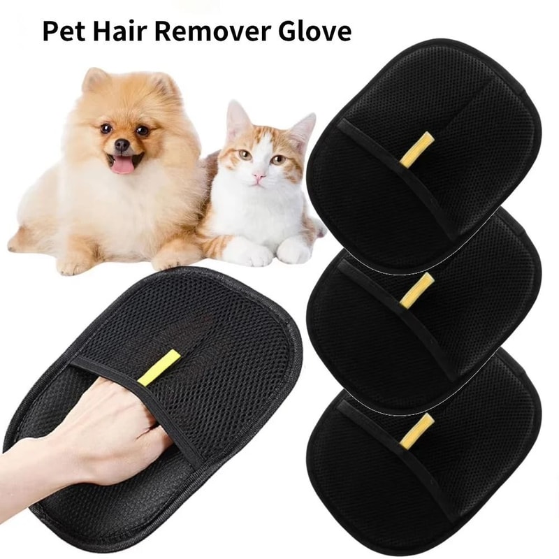 VelvetTouch Pet Grooming Deshedding Mitt 1
