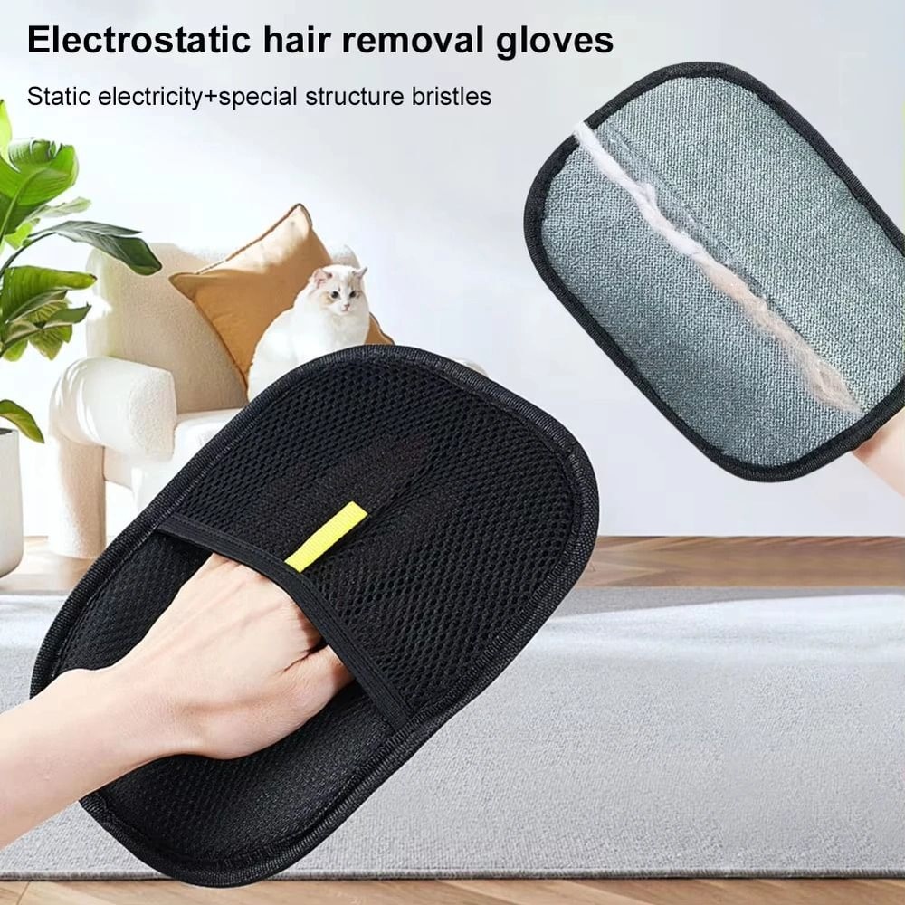 VelvetTouch Pet Grooming Deshedding Mitt 3