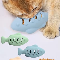 fin-tastic dental silicone chew & treat puzzle