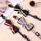 Bespoke Padded Leather ID Collar Leash Set 2