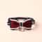 Bespoke Padded Leather ID Collar Leash Set 7