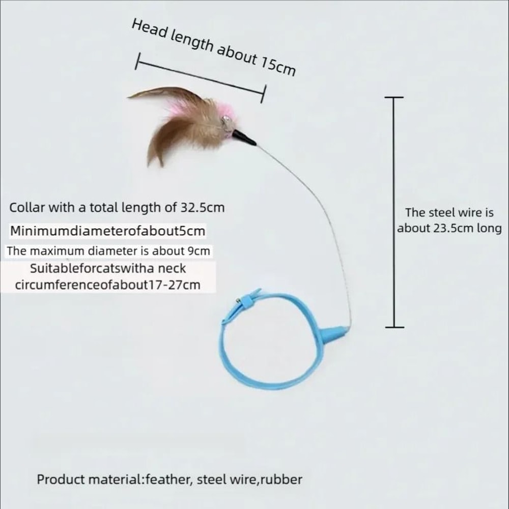 AeroBounce HandsFree Feather Collar Teaser 5