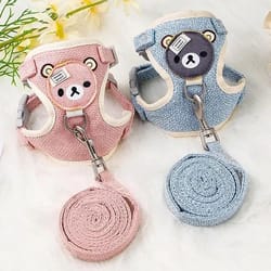escape-proof nylon pet harness set