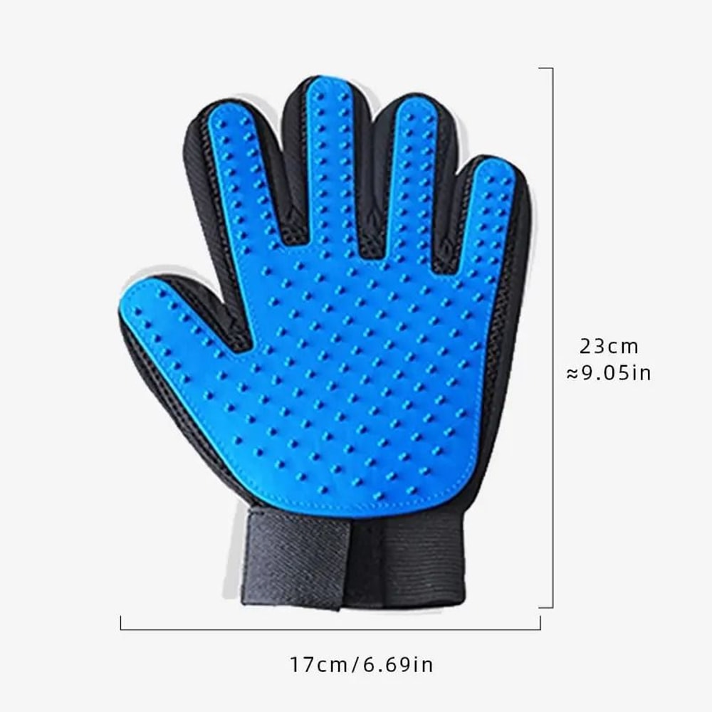 Silicone Grooming And DeShedding Massage Glove 5