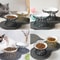 Elevated Ceramic Pet Bowl With Iron Stand 2