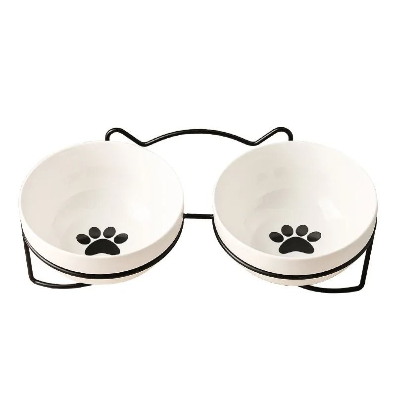 Elevated Ceramic Pet Bowl Station 12