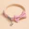 BowShaped Adjustable Cat Bell Collar 2