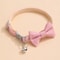 BowShaped Adjustable Cat Bell Collar 12