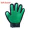 Silicone FiveFinger Pet DeShedding Grooming Glove 10