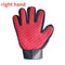 Silicone FiveFinger Pet DeShedding Grooming Glove 15