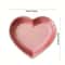 Gradient HeartShaped Ceramic Pet Bowl 1