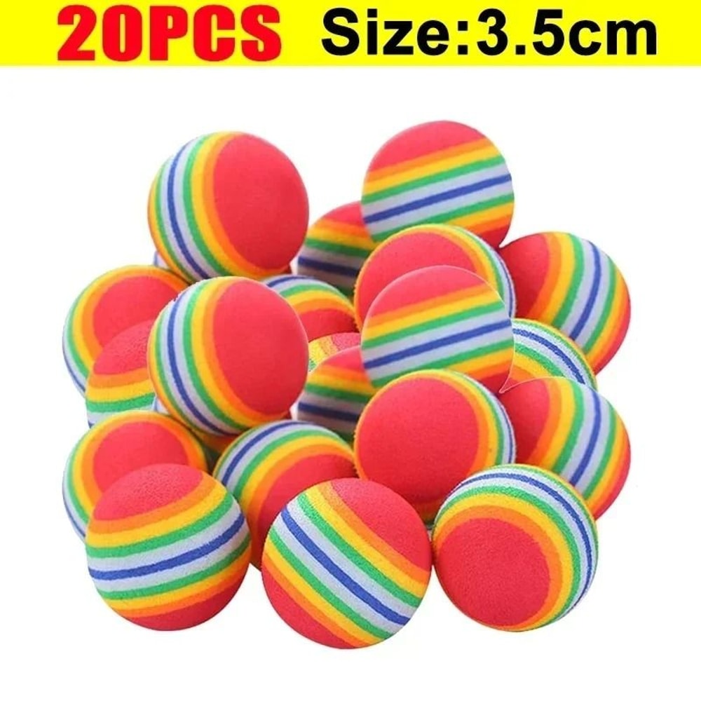Interactive BiteResistant EVA Rainbow Toy Balls 7