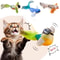 Interactive Chirping Plush Bird Toy With Catnip 0