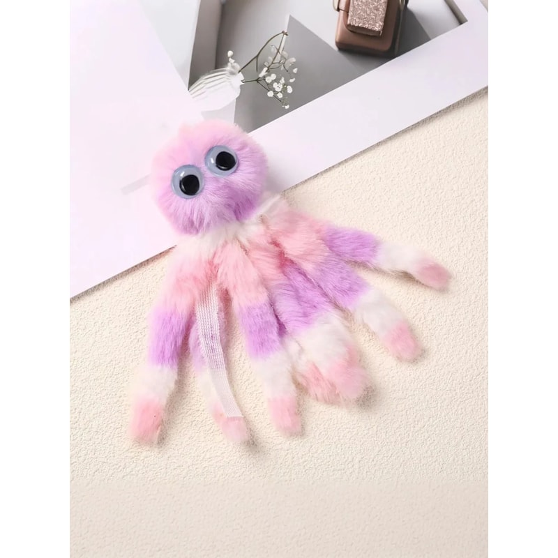 Interactive Rainbow Octopus Plush Pet Toy 9
