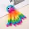 Interactive Rainbow Octopus Plush Pet Toy 7