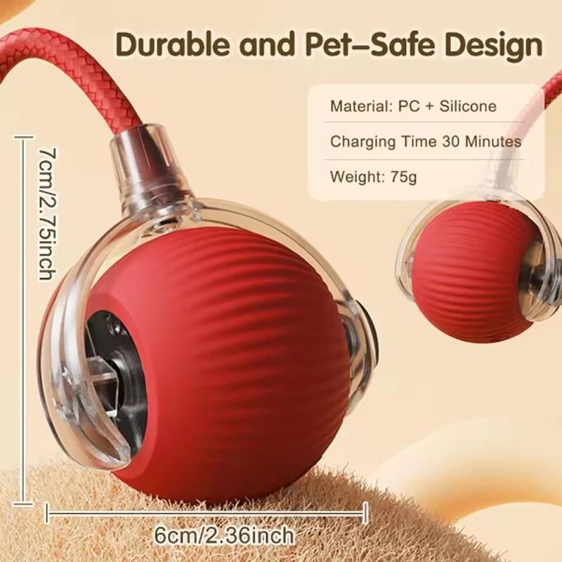Smart Electric SelfRolling Cat Toy Ball 5