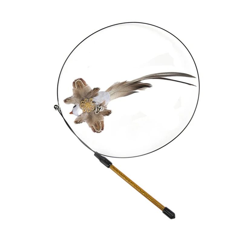 Interactive LongReach Simulation Bird Feather Teaser Wand 7