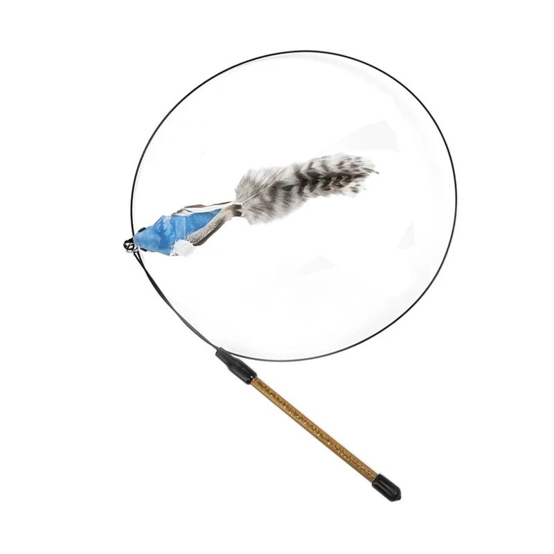 Interactive LongReach Simulation Bird Feather Teaser Wand 8