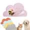 CloudShaped Waterproof Silicone Pet Feeding Placemat 0
