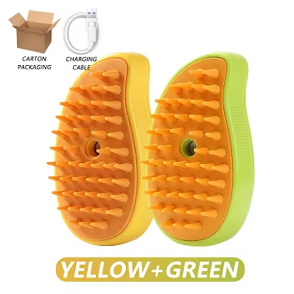 3in1 Smart Electric Steamy Pet Grooming Brush 6