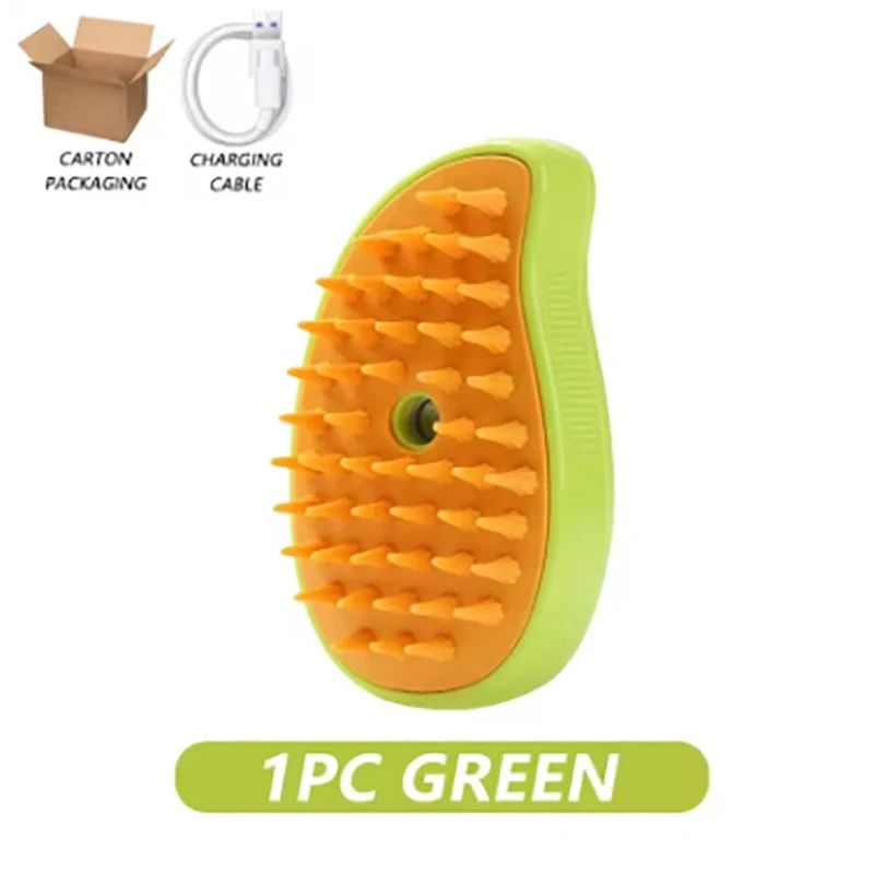 3in1 Smart Electric Steamy Pet Grooming Brush 7
