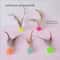 Interactive Elastic Feather Shuttlecock Cat Toy Ball 3