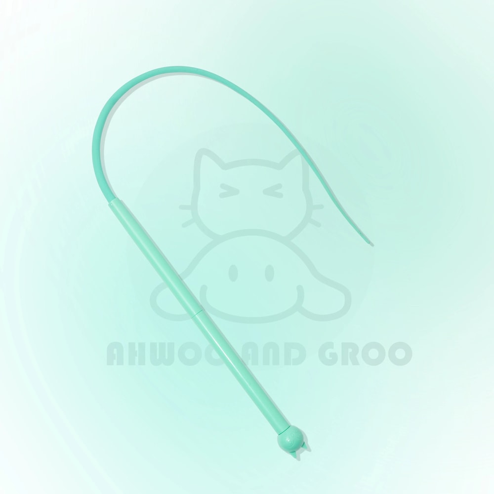 Ahwoo Groo Silicone Mouse Tail Interactive Cat Teaser Wand 8