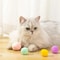 UltraSoft Silent Plush PomPom Interactive Cat Toy Balls 3