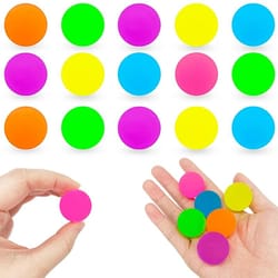 high-elasticity solid color bouncing toy balls (multi-pack)