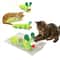 Green Plush Caterpillar Catnip Gall Fruit Cat Toy 0
