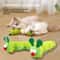 Green Plush Caterpillar Catnip Gall Fruit Cat Toy 4