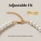 Exquisite Simulated Pearl Adjustable Cat Collar Necklace 5
