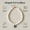 Exquisite Simulated Pearl Adjustable Cat Collar Necklace 11