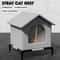 Waterproof Insulated Outdoor Cat Shelter Stray Pet House 1