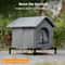 Waterproof Insulated Outdoor Cat Shelter Stray Pet House 3