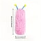 Plush Shaggy Caterpillar Catnip Kicker Pillow Toy 5