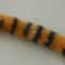 Tiger Stripe FauxFur Plush Worm Tail Teaser Wand 1