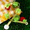 Hanging Felt Fruit String Interactive Cat Teaser Toy With Bell 1