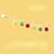 Hanging Felt Fruit String Interactive Cat Teaser Toy With Bell 3