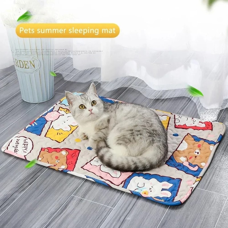 Breathable SkinFriendly Pet Cooling Ice Blanket Mat 1