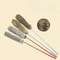 Faux Rabbit Fur Fluffy Tail Interactive Teaser Wand 6