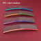 Rainbow Curved Stainless Steel Pet Grooming Comb 19cm 10