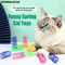 Durable Colorful Spiral Coil Cat Spring Toys 2