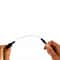 Spiral Cat Colorful Feather Toy Teaser Wand 41cm 5