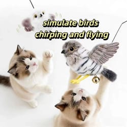 simulation bird chirping automatic cat toy